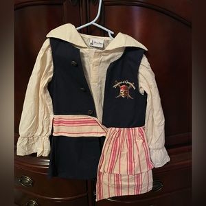 NWT Disney Parks Pirates of the Caribbean kids costume - Size Small